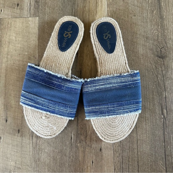 Yosi Samra Hand Stitched Slides - Picture 2 of 6